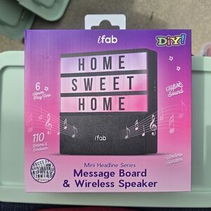 New In Box Bluetooth Speaker / Message Board